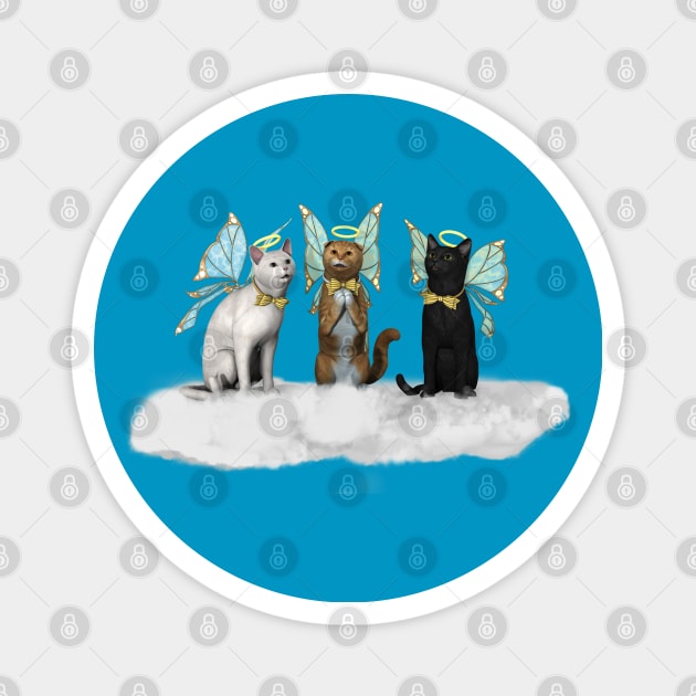 Angel Kitty Cats Choir Magnet by 2HivelysArt